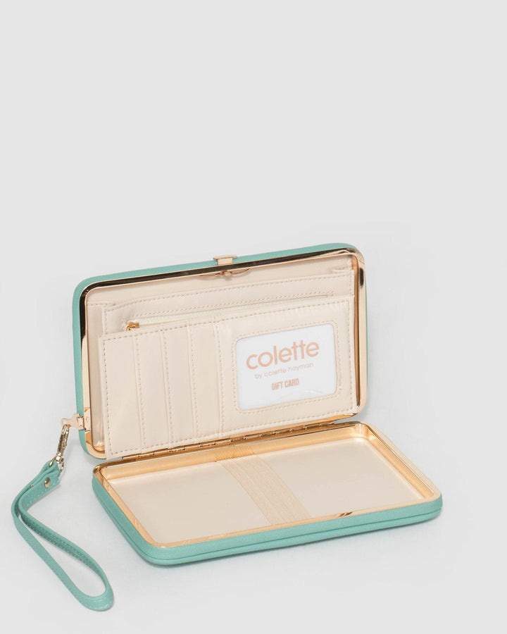 Colette by Colette Hayman Teal Eve Hardcase Wallet