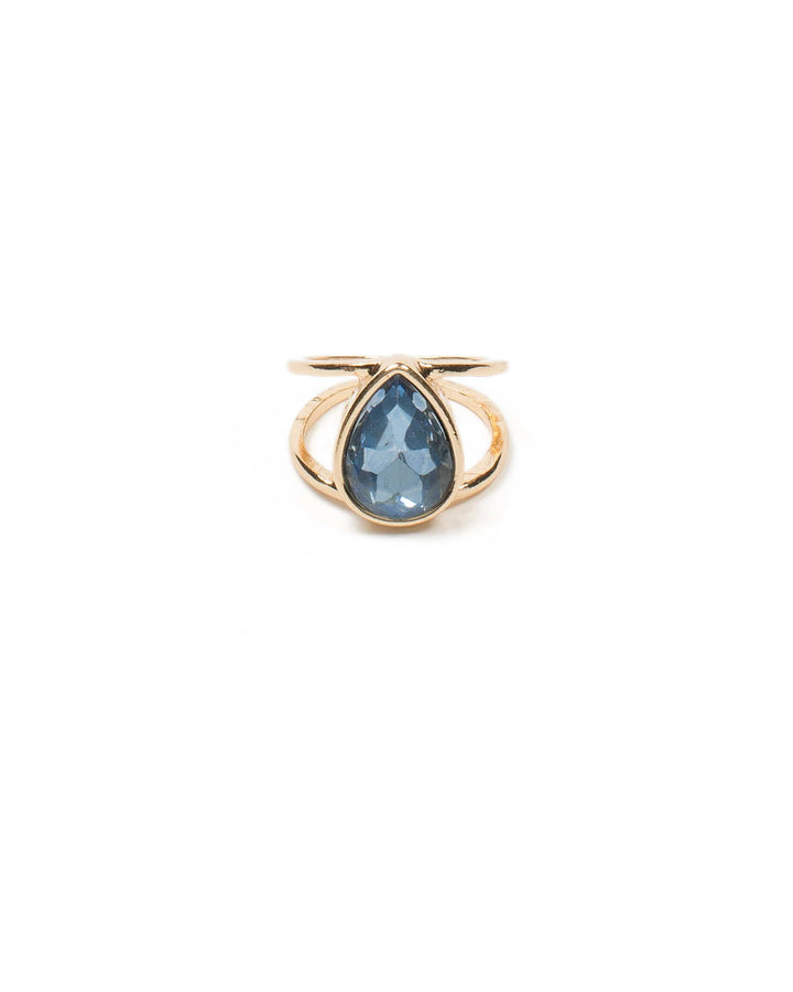 Colette by Colette Hayman Teardrop Stone Open Band Ring - Large