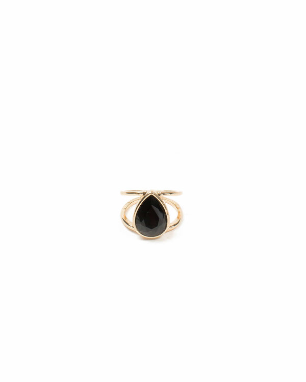 Colette by Colette Hayman Teardrop Stone Open Band Ring  - Large