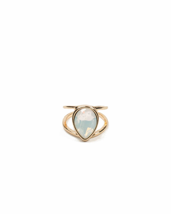 Colette by Colette Hayman Teardrop Stone Open Band Ring - Small