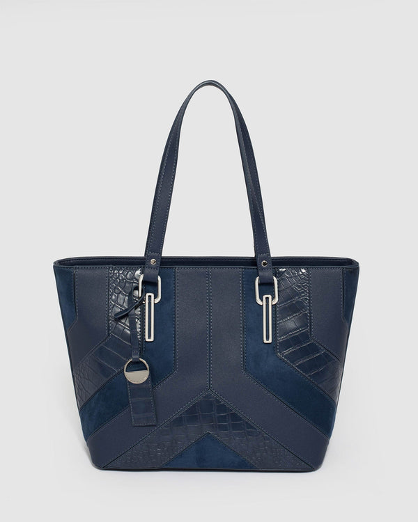 Colette by Colette Hayman Tegan Tag Navy Tote Bag