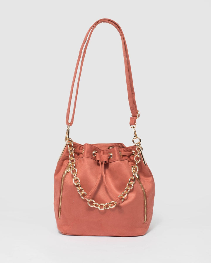 Terracotta Lottie Bucket Bag | Bucket Bags