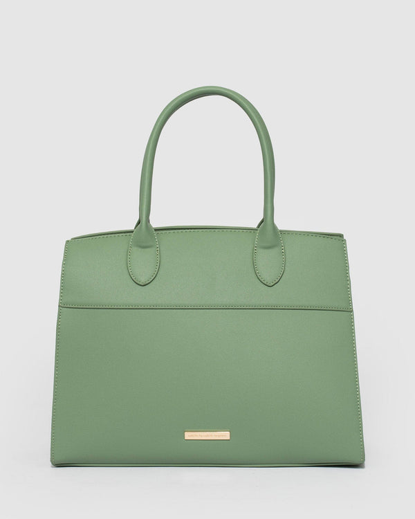 Colette by Colette Hayman Tess Large Green Tote Bag