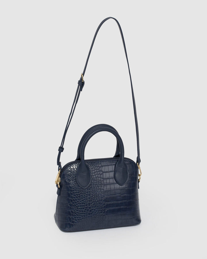 Colette by Colette Hayman Toya Small Navy Tote Bag