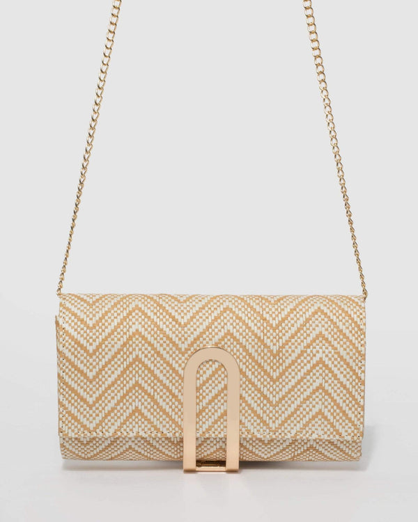 Weave Kimberly Round Clutch Bag | Clutch Bags