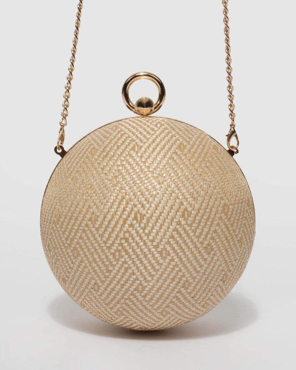 Weave Miley Round Clutch Bag | Clutch Bags