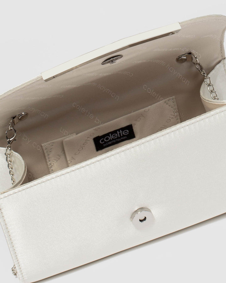 Colette by Colette Hayman Wendy Ivory Clutch Bag