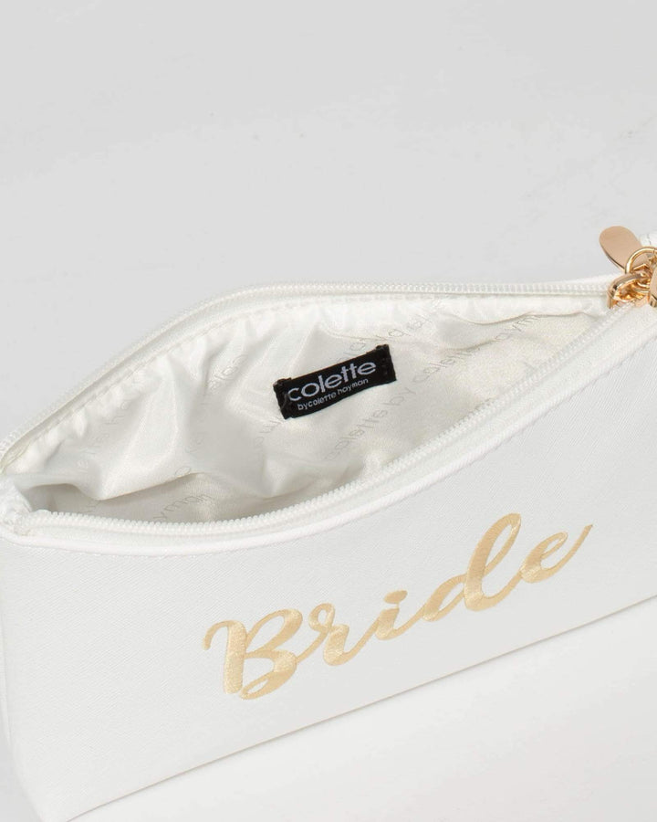 White Bride Wristlet | Purses