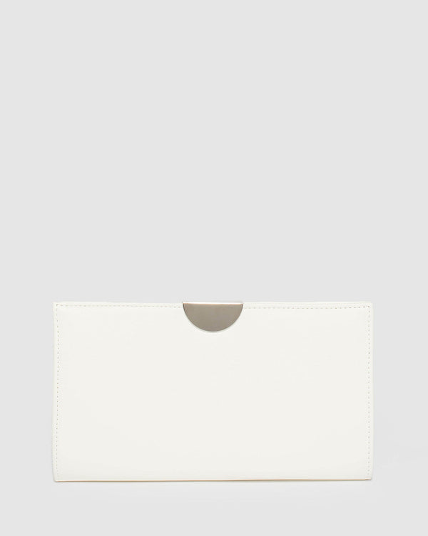Colette by Colette Hayman White Carlie Clutch Bag