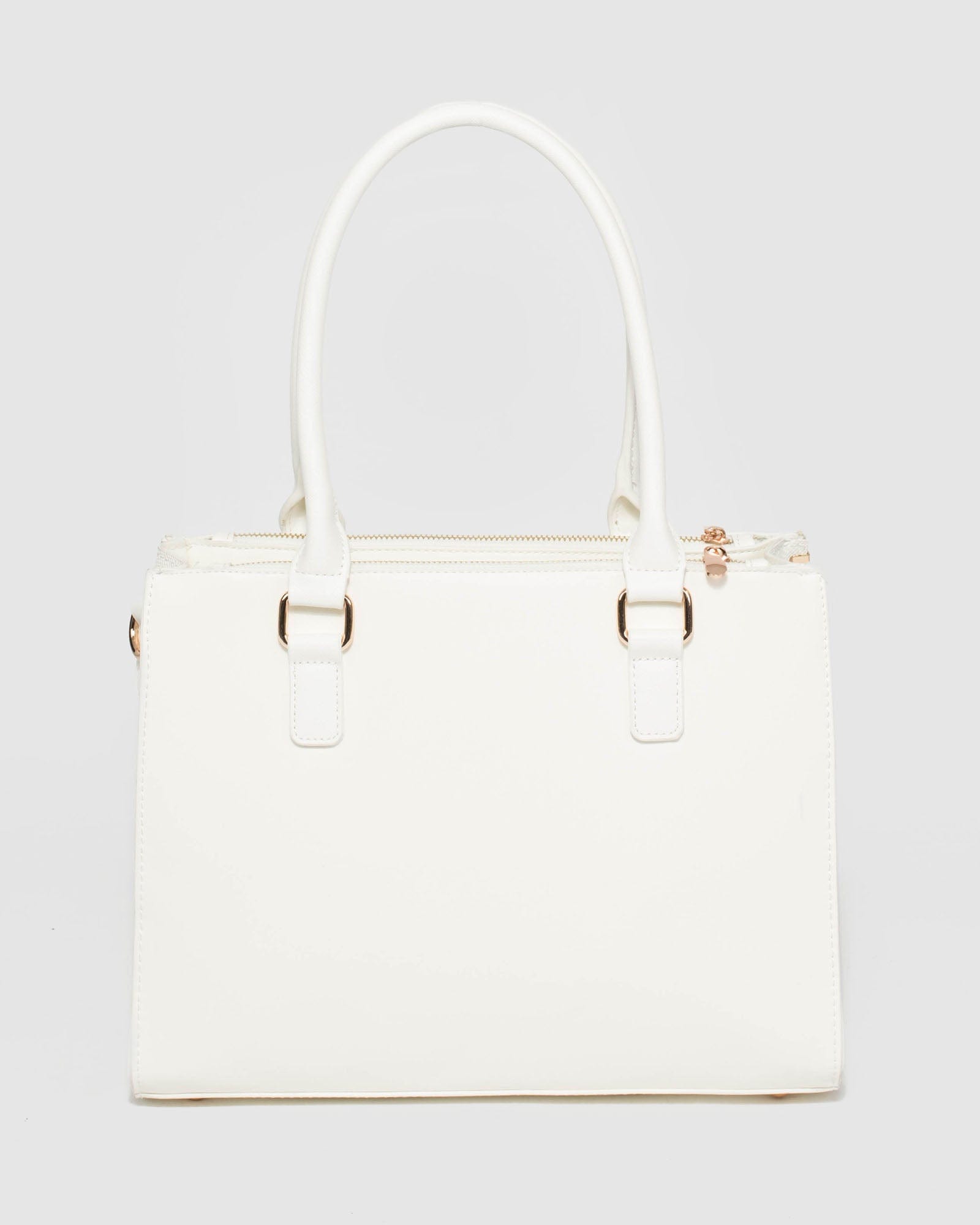 White Fabiana Tassel Tech Tote Bag