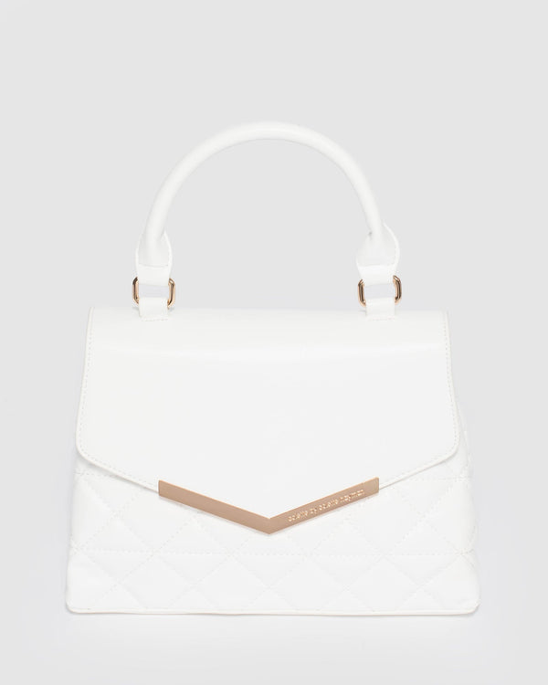 Colette by Colette Hayman White Fiala Top Handle Bag