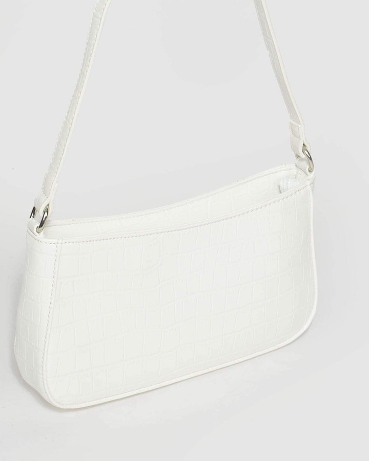 White Frankie Shoulder Bag | Mini Bags