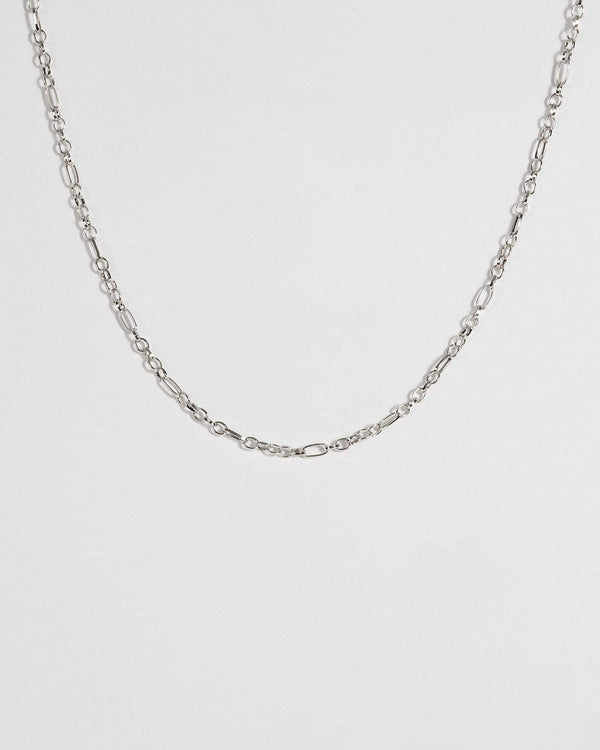 White Gold Plated Fine Chain Necklace | Necklaces