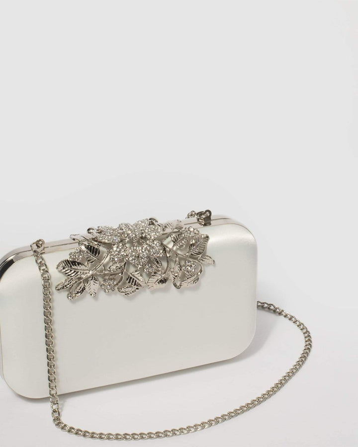 Colette by Colette Hayman White Harper Evening Clutch Bag