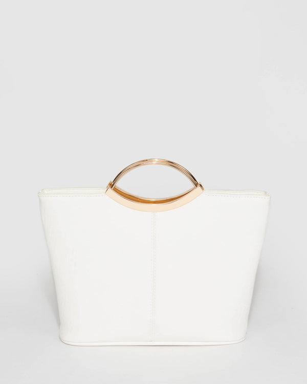 White Jessie Clutch Bag | Clutch Bags