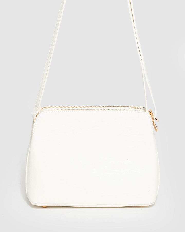 White Quilt Crossbody Bag | Crossbody Bags