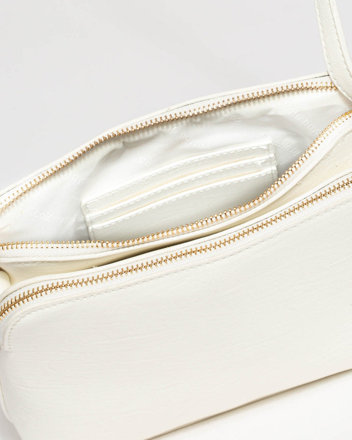 White Quilt Crossbody Bag | Crossbody Bags
