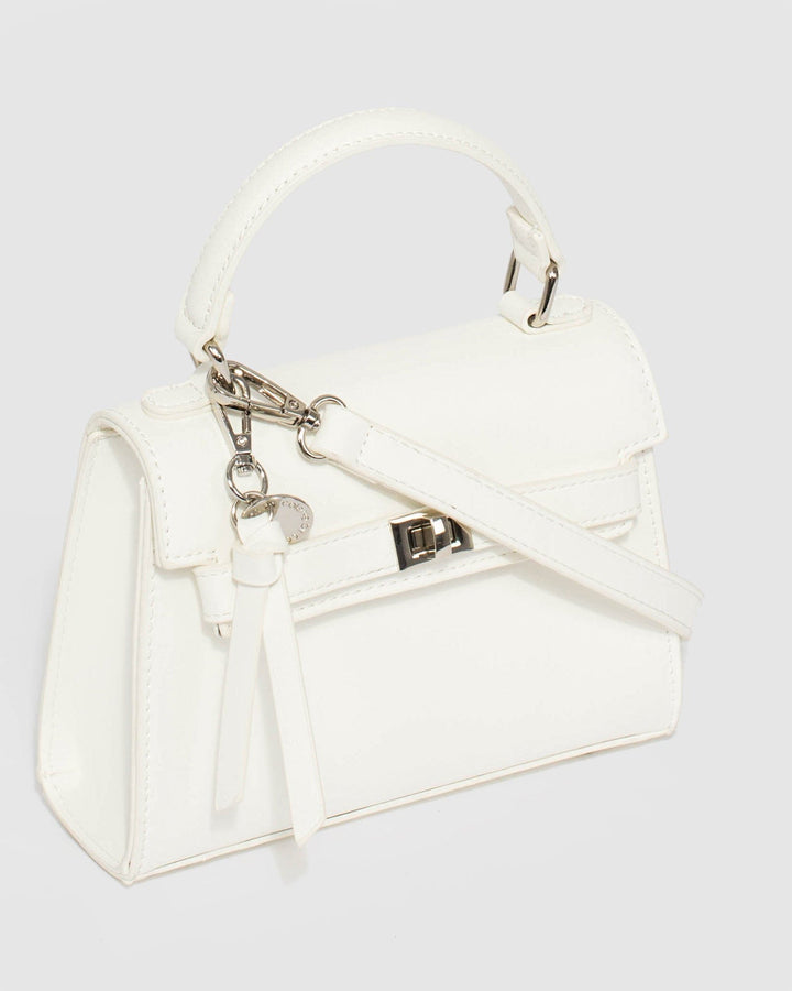 Colette by Colette Hayman White Lareina Top Handle Bag