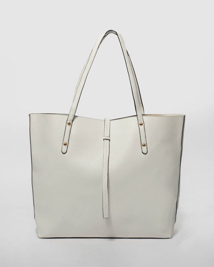 White Large Basic Tote Bag | Tote Bags