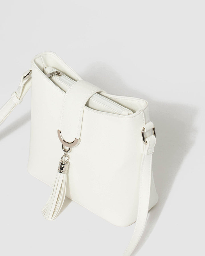 Colette by Colette Hayman White Libby Crossbody Bag