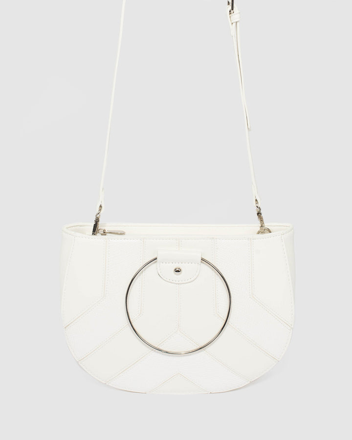 Colette by Colette Hayman White Missy Circle Mini Bag