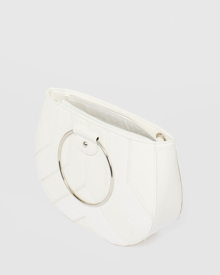 Colette by Colette Hayman White Missy Circle Mini Bag