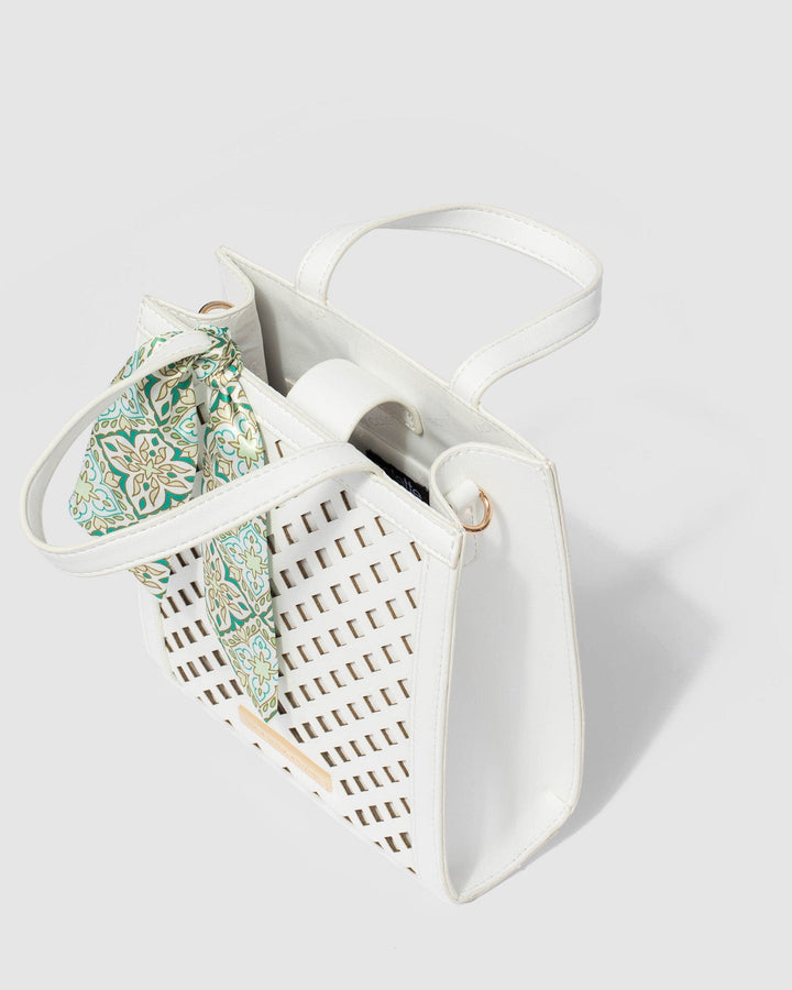 Colette by Colette Hayman White Rosie Mini Tote Bag