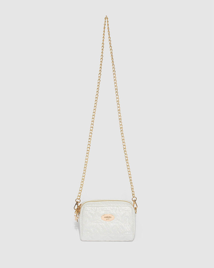 Colette by Colette Hayman White Star Suri Kids Crossbody Bag