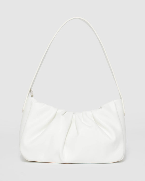 White Tilly Baguette Bag | Mini Bags