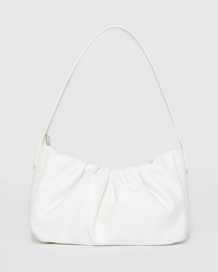 Colette by Colette Hayman White Tilly Baguette Bag