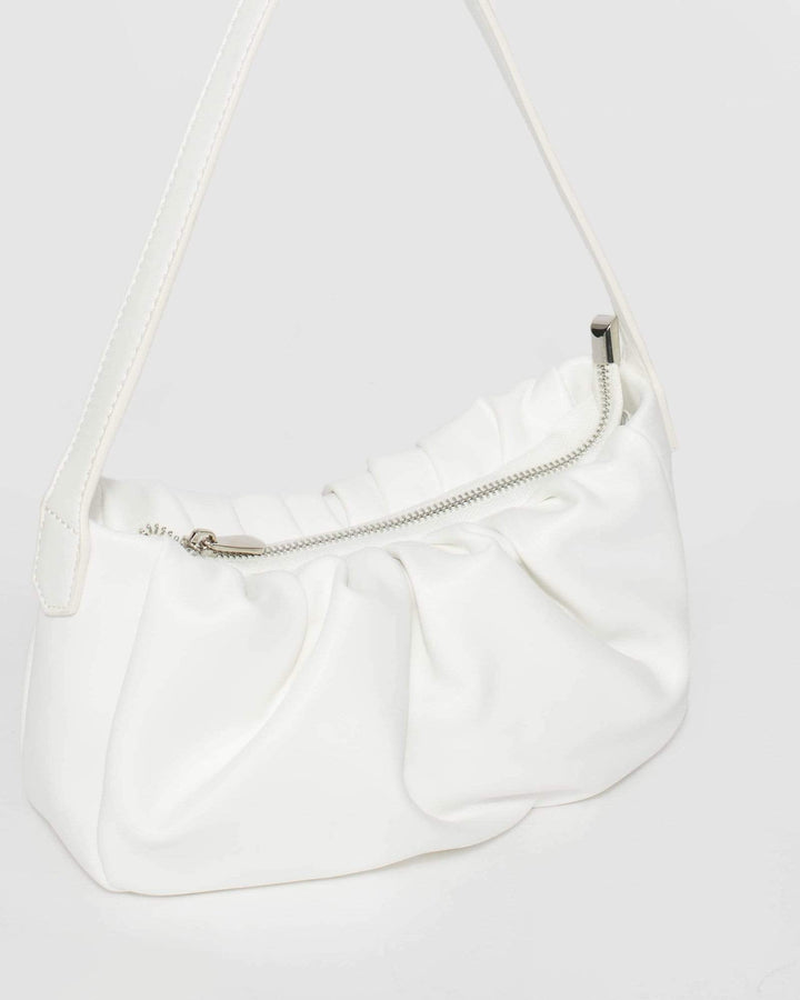 Colette by Colette Hayman White Tilly Baguette Bag