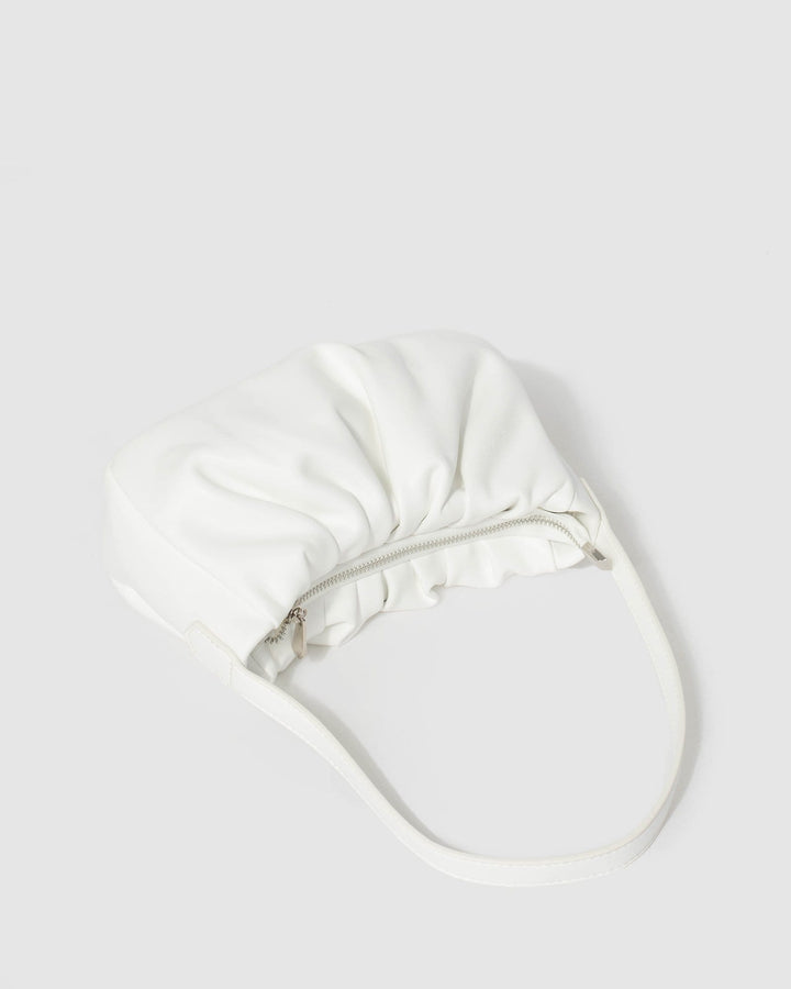 Colette by Colette Hayman White Tilly Baguette Bag