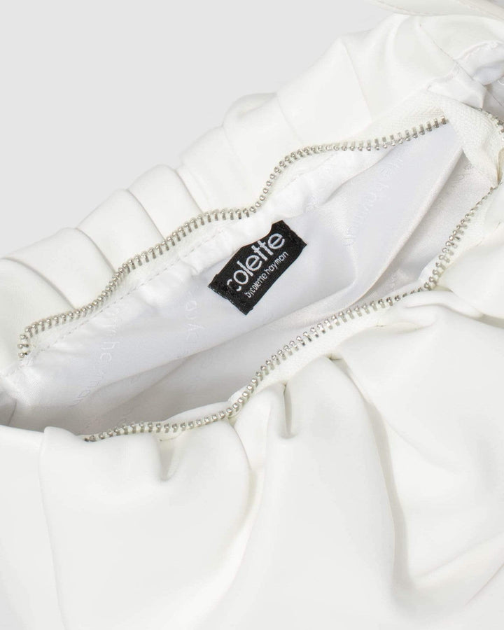 Colette by Colette Hayman White Tilly Baguette Bag