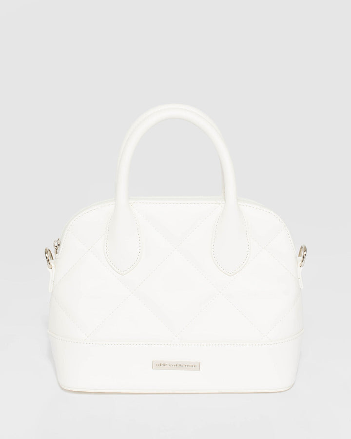 Colette by Colette Hayman White Toya Quilted Tote