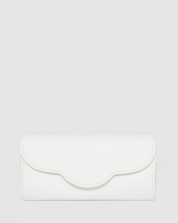 White Verna Clutch Bag | Clutch Bags