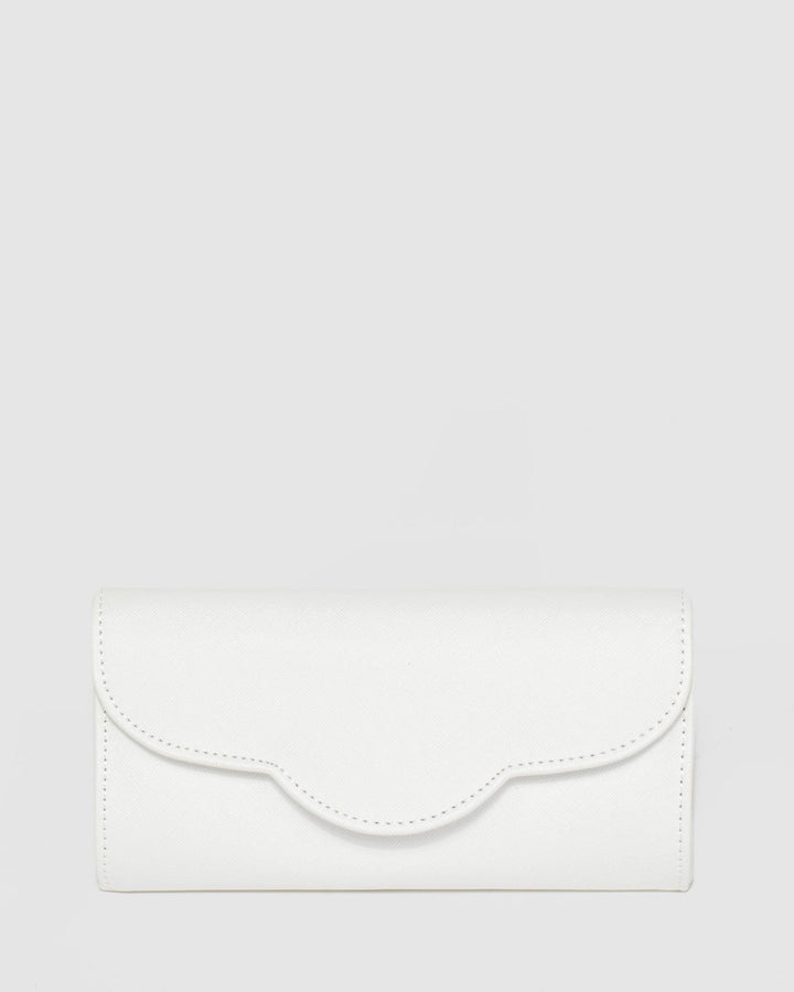 White Verna Clutch Bag | Clutch Bags