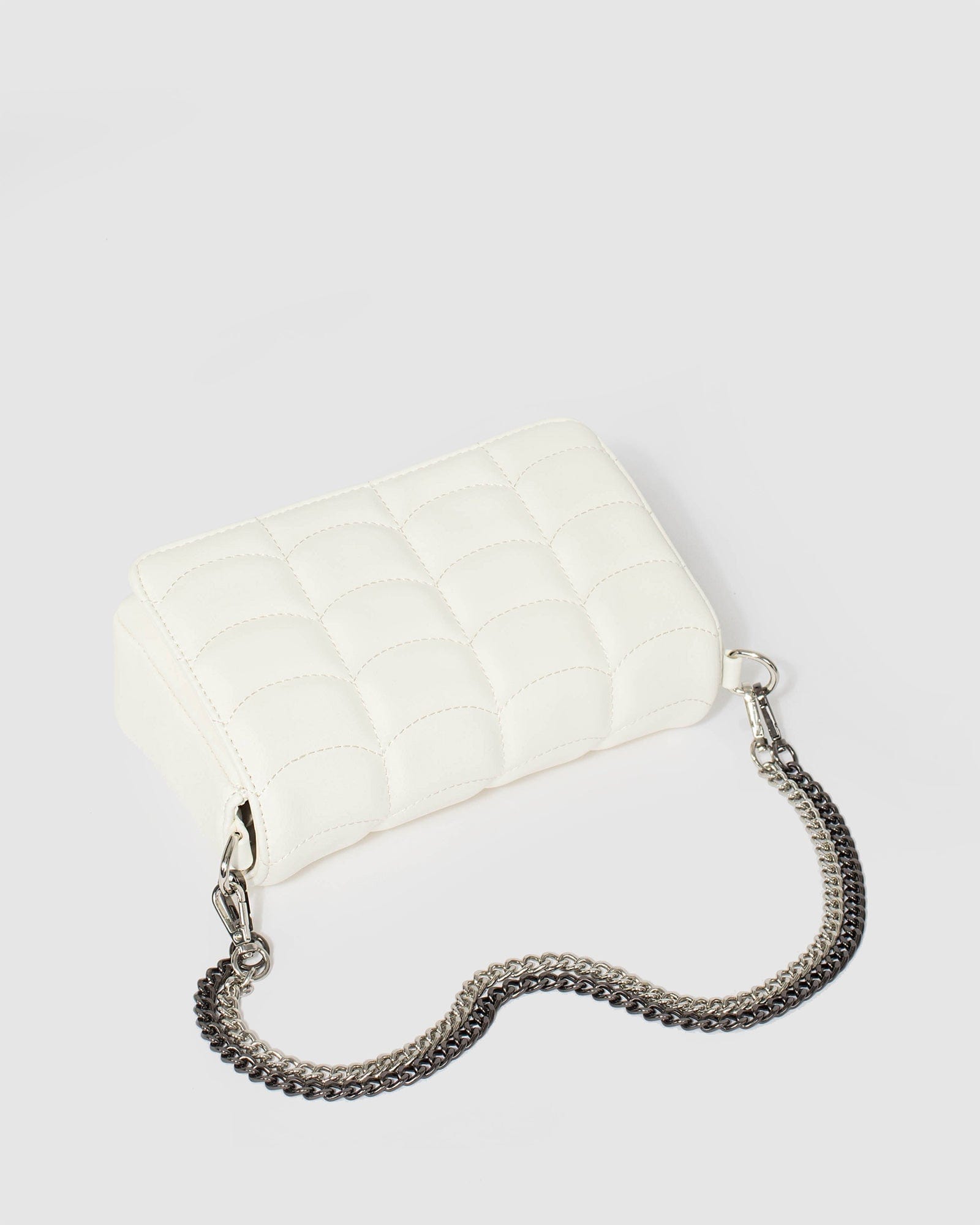 White Quilt Crossbody Bag colette by colette hayman