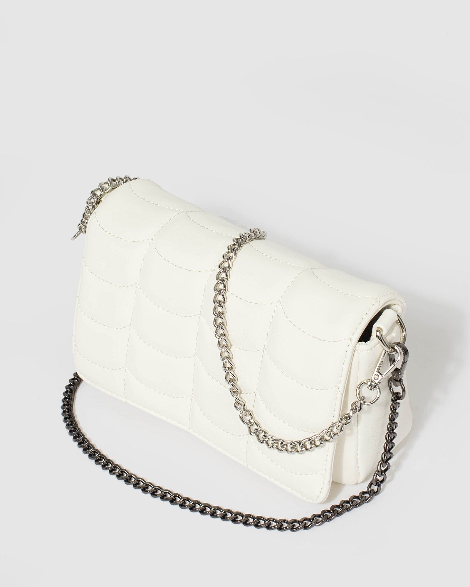 White Quilt Crossbody Bag colette by colette hayman