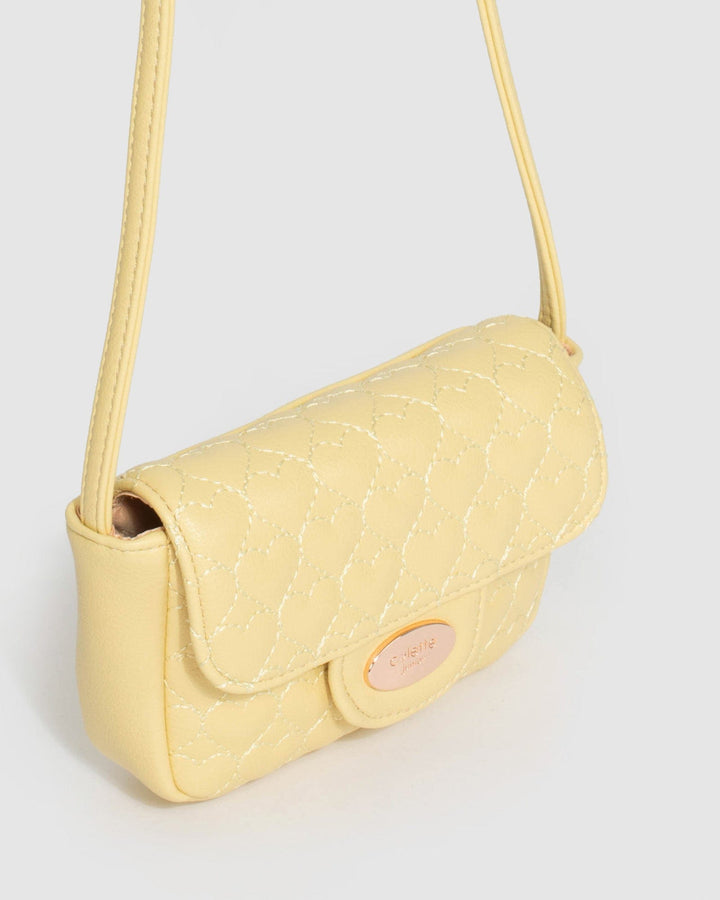 Colette by Colette Hayman Yellow Alice Quilt Kids Crossbody Bag