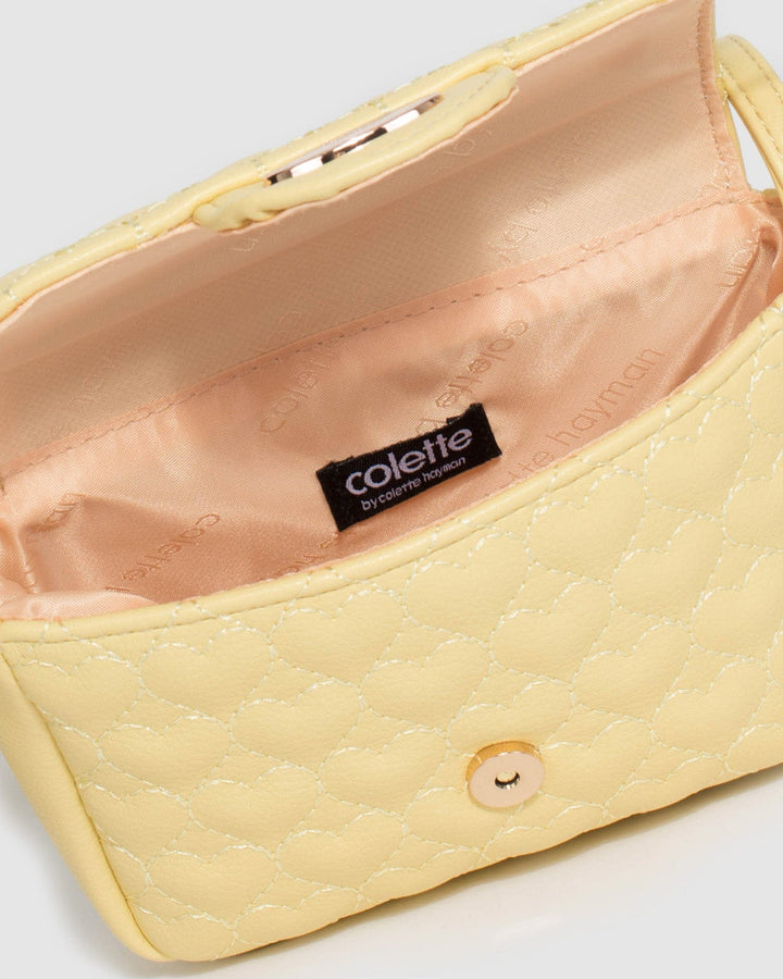 Colette by Colette Hayman Yellow Alice Quilt Kids Crossbody Bag