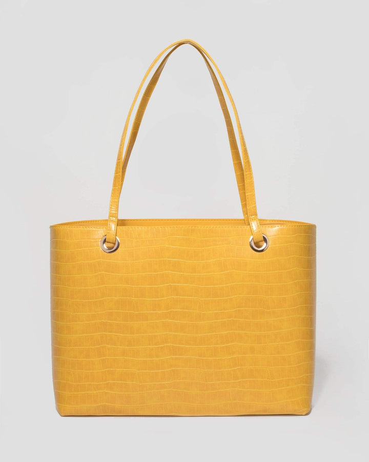 Yellow Anya Tote Bag | Tote Bags