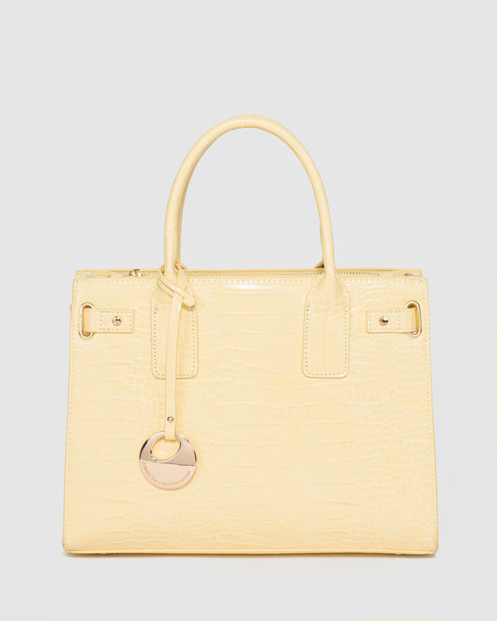 Yellow Athena Disc Tote Bag | Tote Bags
