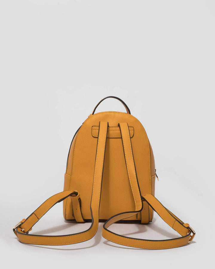 Yellow Bianca Mini Backpack | Backpacks