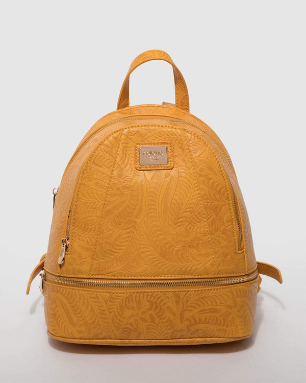Yellow Bridget Medium Backpack | Backpacks