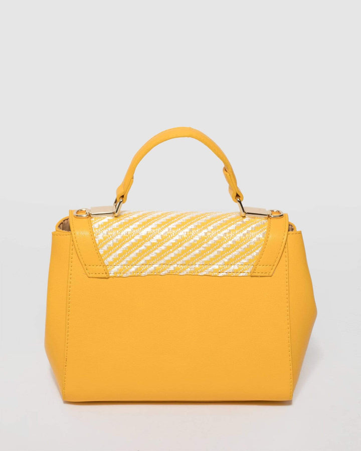 Yellow Elora Small Tote Bag | Mini Bags