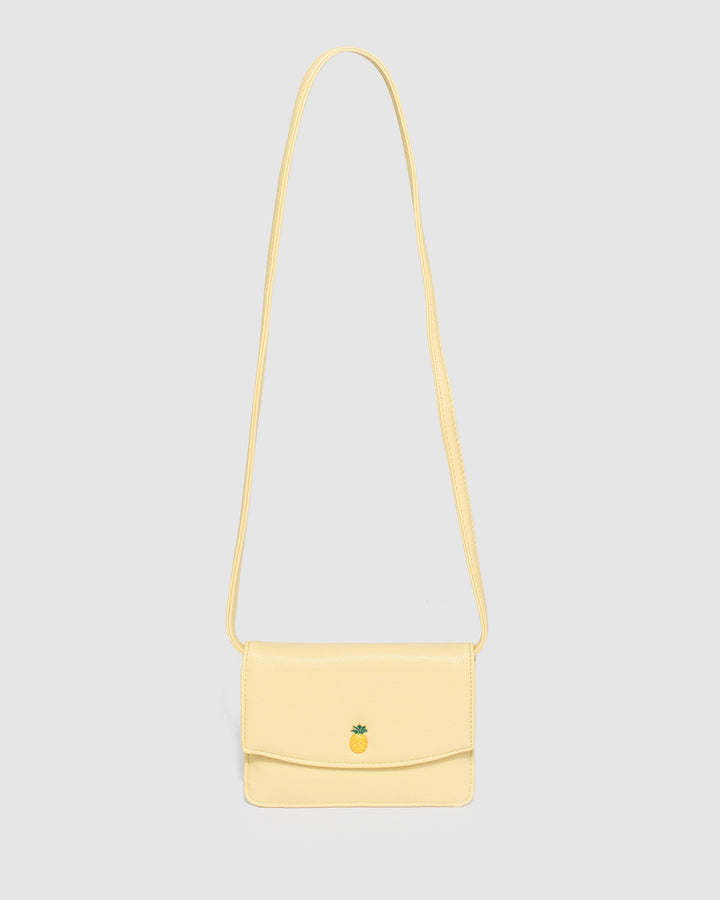 Colette by Colette Hayman Yellow Girls Pineapple Shoulder Bag