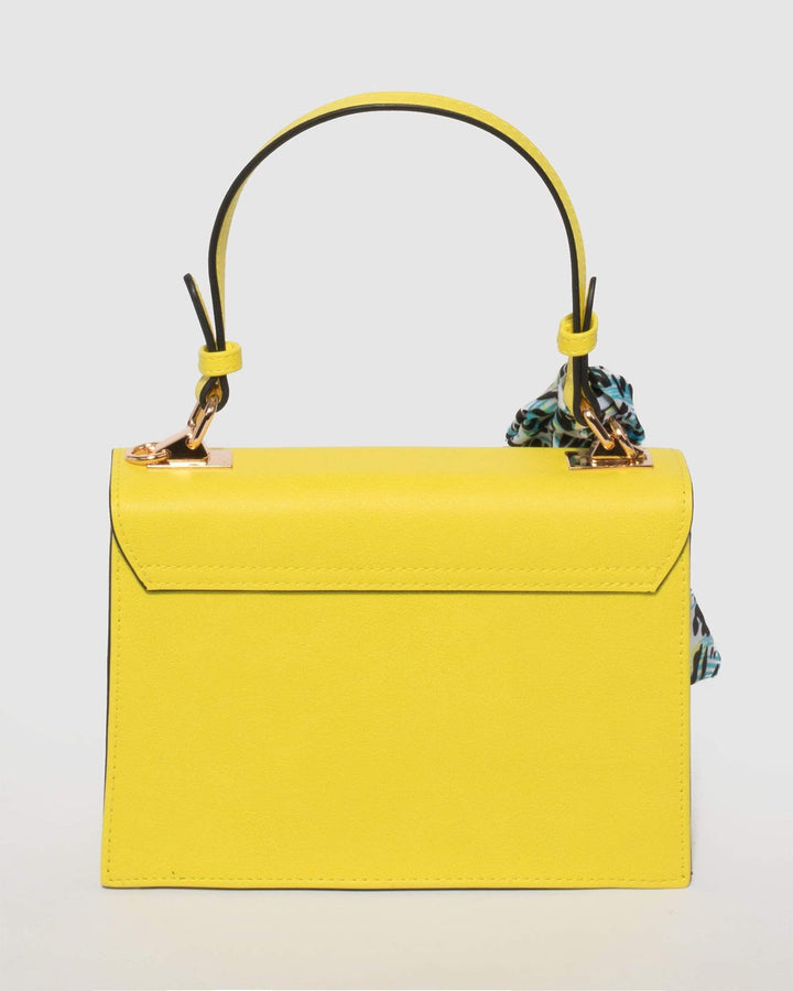 Yellow Gracie Scarf Crossbody Bag | Crossbody Bags