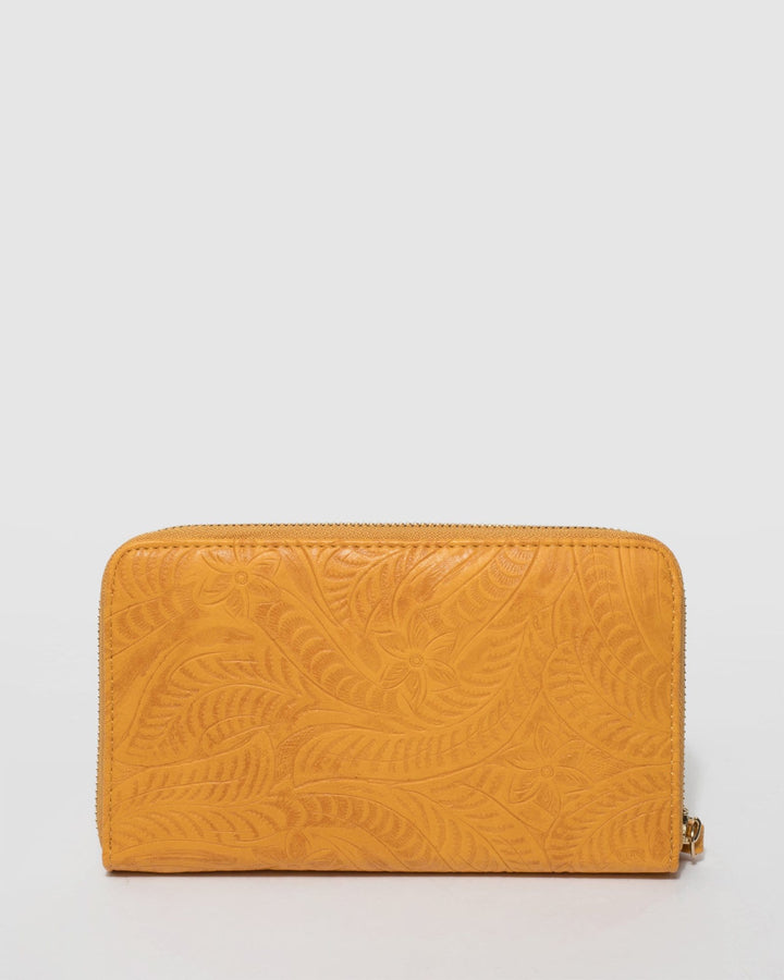 Yellow Gwen Wristlet Wallet | Wallets