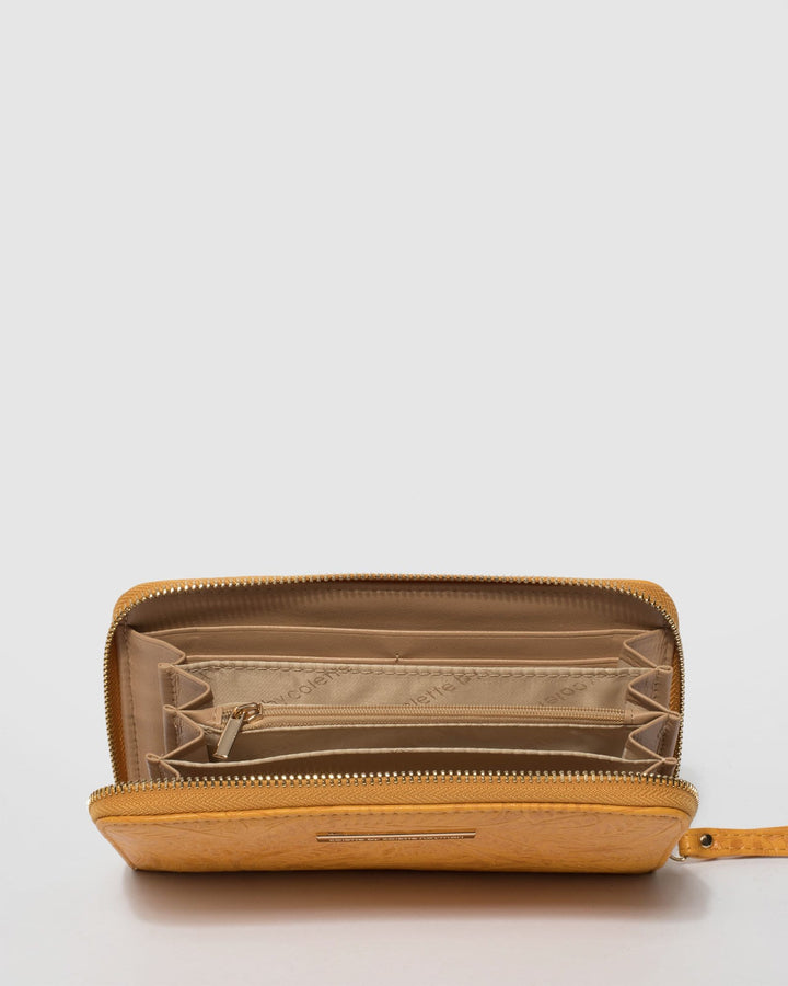 Yellow Gwen Wristlet Wallet | Wallets