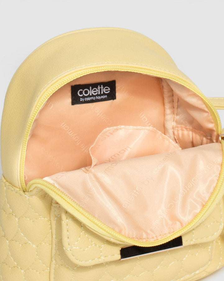 Colette by Colette Hayman Yellow Kids Heart Quilt Mini Backpack